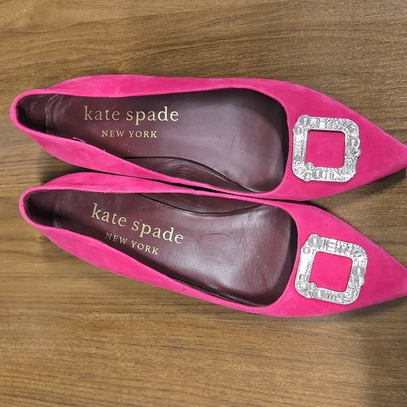 Kate Spade-Buckle Up Flats-Size 9.5 - Picture 3 of 17